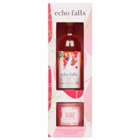 Echo Falls Rose 187ml & Candle Gift Set